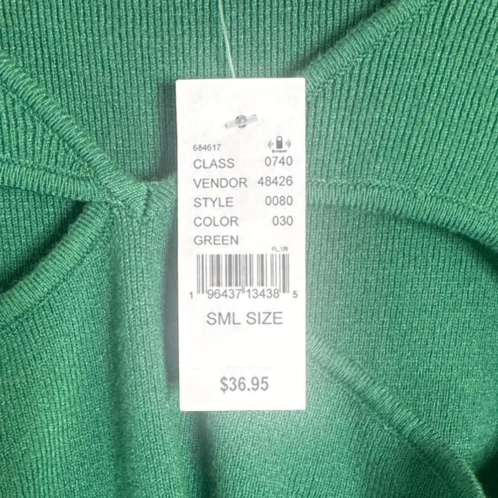 Kendall & Kylie Forest Green Cutout Crop Top - Picture 3 of 4